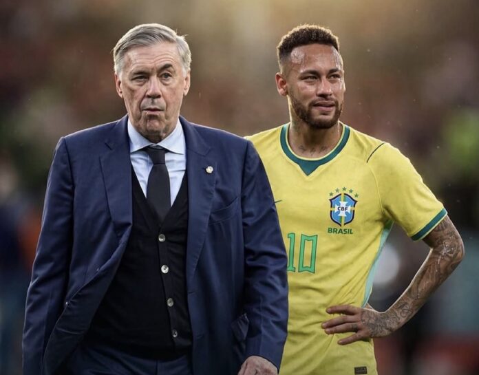 Ancelotti Drops Neymar Jr from Brazil Haiti World Cup Squad