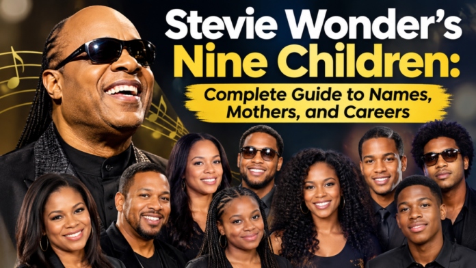 Stevie Wonder’s Nine Children: Complete Guide to Names, Mothers, and Careers